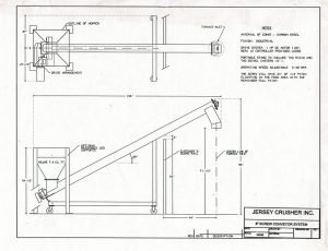 screw conveyor drawing