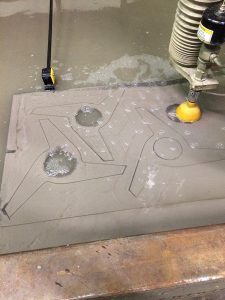 water jet cutting machine