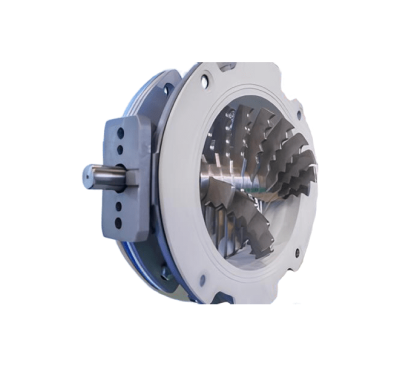 Industrial rotary cutter close-up