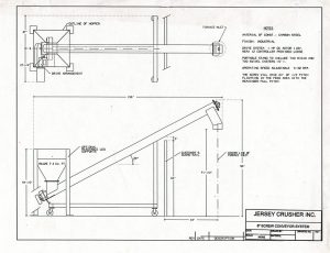 screw conveyor drawing